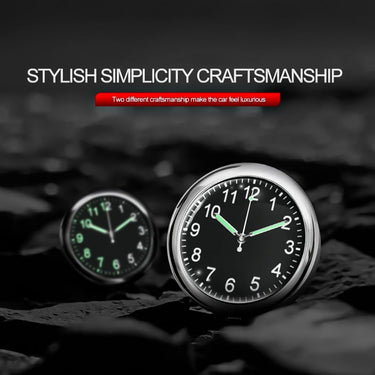 Electronic Car Clock Timepiece - Stylish Car Decoration Accessory